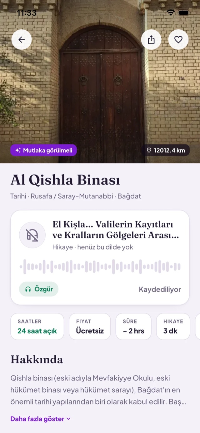 Her ziyaret için pratik bilgiler